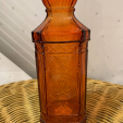 Бутыль для напитков с крышкой H 32.5 см 0.7 5 л цвет оранжевый, стекло Sabor, Испания