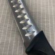 Нож слайсер длина 44 см, лезвие 28 см нержавеющая сталь, ручка пластик, Atlantic Chef