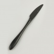 Нож столовый 23.5 см покрытие PVD, чёрный матовый цвет,  Alessi Black P.L. Proff Cuisine