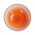 Салатник 380 мл 13x13x4.5 см фарфор оранжевый цвет, The Sun P.L. Proff Cuisine