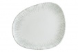 Тарелка d 24 см форма Ваго, серый Ирис Bonna