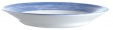 Тарелка глубокая d 22.5 см голубой край, Браш Arcoroc