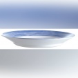 Тарелка глубокая d 22.5 см голубой край, Браш Arcoroc