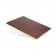 Доска разделочная цвет коричневый 60x40x1.8 см поверхность шагрень, MGprof