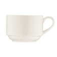 Чашка чайная штабелируемая 180 мл, блюдце арт. BNC02CT, Банкет Белый, Bonna
