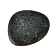 Тарелка d 33 см Чёрный Космос форма Ваго, Black Bonna