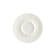 Блюдце d 12 см белое, форма Ро, для кофейной чашки арт. RAW01ESP-F, Bonna
