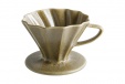 Чашка воронка для заваривания кофе 250 мл d 11 см h 9 см Мокрый песок, форма Ро, Bonna