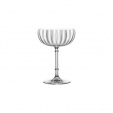 Бокал блюдце для шампанского Orient Rims 205 мл, хрустальное стекло Lucaris