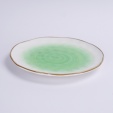 Тарелка плоская d 21 см фарфор зелёный цвет, The Sun P.L. Proff Cuisine