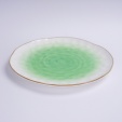 Тарелка плоская d 27 см фарфор зелёный цвет, The Sun P.L. Proff Cuisine