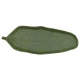 Блюдо поднос меламиновый 64.5*24 см h 3.5 см Green Banana Leaf, P.L. Proff Cuisine