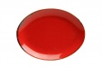 Блюдо овальное 24x19 см цвет красный, Seasons Porland