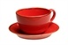 Блюдце для чайной чашки d 16 см цвет красный, Seasons Porland