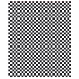 Упаковочная бумага Чёрно-белая клетка 28*34 см, 1000 шт/уп, жиростойкий пергамент, Garcia