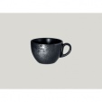 *Чашка чайная 200 мл, Фарфор цвет чёрный Karbon, Rak Porcelain