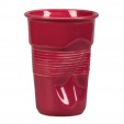 Чашка для латте Мятая 290 мл Barista (Бариста) , высота 11.5 см, бордо,  P.L. Proff Cuisine